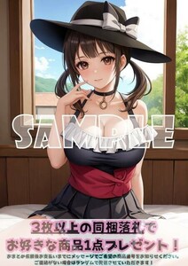 最終出品 Z2150 沖田紗羽 TARI TARI タリタリ A4 同人 イラスト 巨乳 美少女 コスプレ アニメ セクシーアート ポスター