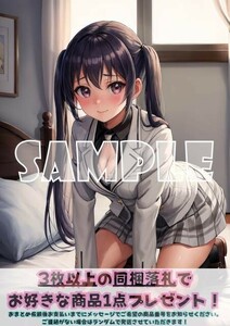 最終出品 Z441 天々座理世 リゼ ご注文はうさぎですか ごちうさ A4 同人 イラスト 巨乳 美少女 コスプレ ポスター セクシーアート acg