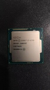 CPU インテル Intel Core I7-4790 プロセッサー 中古 動作未確認 ジャンク品 - A151