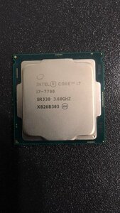 CPU インテル Intel Core I7-7700 プロセッサー 中古 動作未確認 ジャンク品 - A193