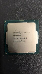 CPU インテル Intel Core I7-8086K プロセッサー 中古 動作未確認 ジャンク品 - A215