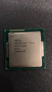 CPU インテル Intel Core I7-4770K プロセッサー 中古 動作未確認 ジャンク品 - A88