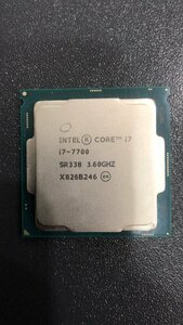 CPU インテル Intel Core I7-7700 プロセッサー 中古 動作未確認 ジャンク品 - A205