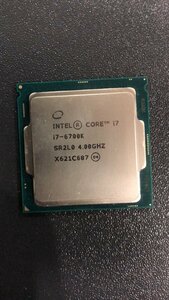 CPU インテル Intel Core I7-6700K プロセッサー 中古 動作未確認 ジャンク品 - A204