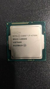 CPU インテル Intel Core I7-4790K プロセッサー 中古 動作未確認 ジャンク品 - A202