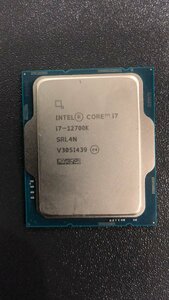 CPU インテル Intel Core I7-12700K プロセッサー 中古 動作未確認 ジャンク品 - A227