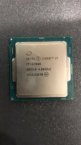 CPU インテル Intel Core I7-6700K プロセッサー 中古 動作未確認 ジャンク品 - A257