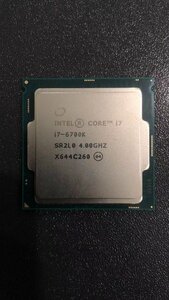 CPU インテル Intel Core I7-6700K プロセッサー 中古 動作未確認 ジャンク品 - 9927