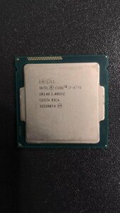 CPU インテル Intel Core I7-4770 プロセッサー 中古 動作未確認 ジャンク品 - 9922
