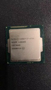 CPU インテル Intel Core I7-4790 プロセッサー 中古 動作未確認 ジャンク品 - 9913