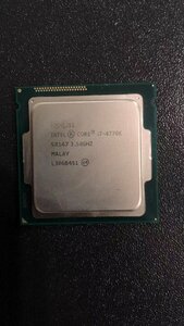 CPU インテル Intel Core I7-4770K プロセッサー 中古 動作未確認 ジャンク品 - 9923