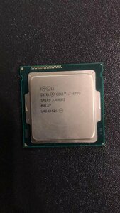 CPU インテル Intel Core I7-4770 プロセッサー 中古 動作未確認 ジャンク品 - 9911