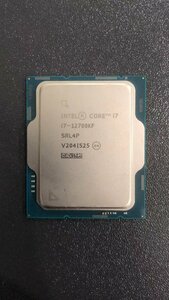 CPU インテル Intel Core I7-12700KF プロセッサー 中古 動作未確認 ジャンク品 - A403
