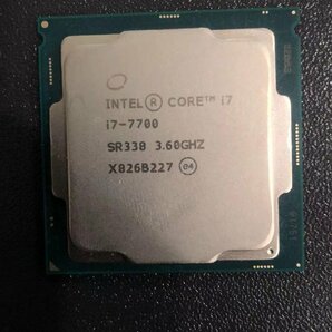 CPU インテル Intel Core I7-7700 プロセッサー 中古 動作未確認 ジャンク品 - A316の画像1