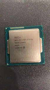 CPU インテル Intel Core I7-4770 プロセッサー 中古 動作未確認 ジャンク品 - A322