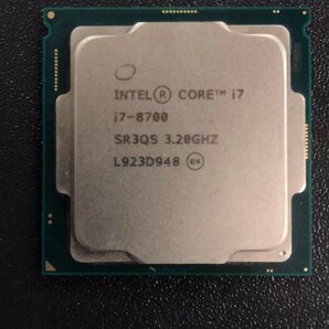 CPU インテル Intel Core I7-8700 プロセッサー 中古 動作未確認 ジャンク品 - A382の画像1