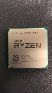 CPU AMD Ryzen 7 4750G プロセッサー 中古 動作未確認 ジャンク品 - A408