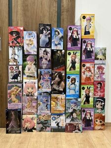 未開封品35個 美少女フィギュア リゼロ エルザ アルベド 五等分の花嫁 うる星やつら 俺ガイル アーニャ レム他 まとめ大量セット プライズ