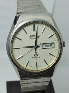 ［稼働品］ SEIKO セイコー 7546-8070 type2 タイプ2 クォーツ　アンティーク