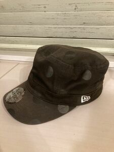 NEW ERA ワークキャップ　ドット柄　7 3/8 58.7cm