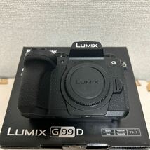 ② 美品 展示品 保証1年付 パナソニック Panasonic LUMIX G99D ミラーレス一眼カメラ ブラック DC-G99D-K [ボディ単体] レンズ一式欠品_画像2