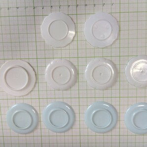 リカちゃん 食器 ソーサー プレート 皿 いろいろ 10個 ミニチュア  玩具の画像6