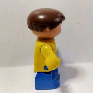 レゴデュプロ 人形  男の子 女の子 子供 ブルーのサロペット フィグ パーツ 特殊ブロック の画像4