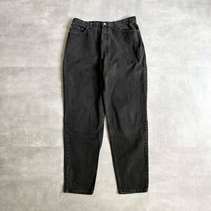 00s Levi's リーバイス USA製 550 後染め ブラックデニム パンツ / 古着 ビンテージ ヴィンテージ 90s ジーンズ サルファブラック 先染め