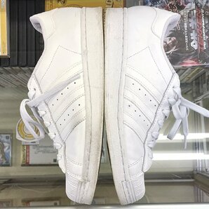 良品 adidas SUPERSTAR EG4960 ホワイト 26.0cm スニーカー アディダス スーパースター 26cmの画像4