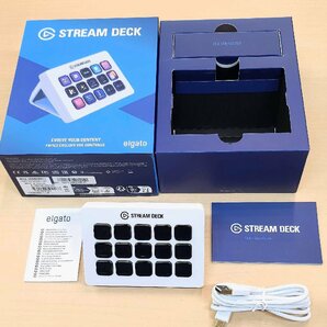 新品同様・極上美品 エルガト/ELGATO〔ショートカットキーボード〕 STREAM DECK MK.2 10GBA9911-JP [ホワイト] ストリームデッキ マークIIの画像1