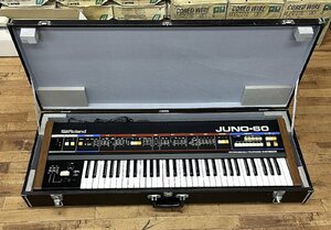 名機 良品 Roland アナログポリフォニックシンセサイザー JUNO-60 ハードケース付き ローランド ジュノ60