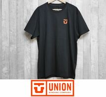 【新品】24 UNION LOGO SHORT SLEEVE TEE - Mサイズ - BLACK Tシャツ アパレル 正規品 ユニオン バインディング_画像1