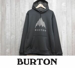 【新品:SALE】24 BURTON OAK PULLOVER HOODIE - Mサイズ - True Black Heather 正規品 速乾 パーカー スノーボード