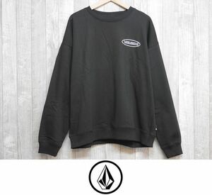 【新品:SALE】23 VOLCOM DIAL UP CREW - BLACK - XL トレーナー スノーボード アパレル パーカー 正規品