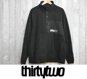 【新品:SALE】24 ThirtyTwo REST STOP ANORAK - BLACK - M 撥水 ミドルレイヤー ジャケット スノーボード パーカー 正規品