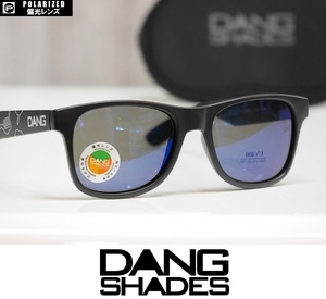 【新品】DANG SHADES LOCO サングラス 偏光レンズ Matte Black with HANG LOOSE / Blue Mirror Polarized 正規品 vidg00325