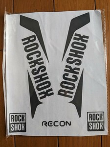 ROCKSHOX　RECON　ステッカー　デカール