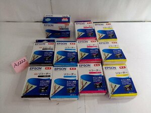 EPSON　純正　インクカートリッジ　リコ－ダ－RDH-4CL（4色パック）1台/BK L 2台/C　2台/M 3台/Y　3台　【NoA1222】　