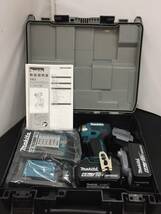 【未使用】makita(マキタ) 18v充電式インパクトドライバ ブルー(6.0Ahバッテリx2/充電器/ケース) TD173DRGX　　/ITZGXPQ2NVNW_画像1