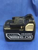 【中古品】HiKOKI (旧日立工機) 14.4v6.0Ahリチウムイオン電池 BSL1460　　/ITCGY1W60924_画像1