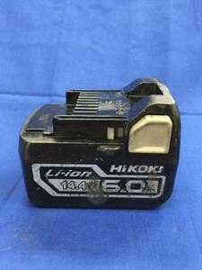 【中古品】HiKOKI (旧日立工機) 14.4v6.0Ahリチウムイオン電池 BSL1460　　/IT42GZJIYX3T