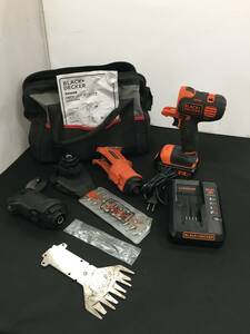 【中古品】ブラック・アンド・デッカー 18Vガーデンマルチツール GEVO183N　　/IT41V2RS63RC