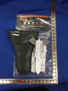 【中古品】■レターパック発送■TRUSCO(トラスコ) 溶接ゲージ 最小読取値0.1 TAWG-10　　/ITORZLBMKZFS