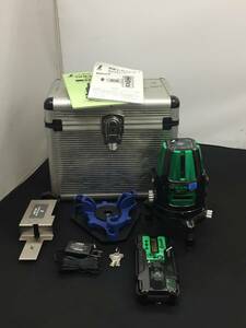 【中古品】シンワ測定 レーザー墨出し器 LASER ROBO グリーン Neo 31 BRIGHT 縦 横 大矩 地墨 78275　/ITMY3KC8KJ7M