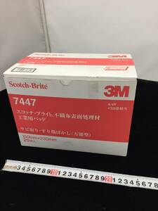 【未使用】3M 汎用ハンドパッド 7447 金属のサビ取りや汚れ取り 150mm x 230mm 20枚入 3M スコッチブライト 赤茶　/ITU1TQSKEXQO