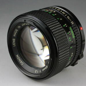 実写テスト済み Canon New FD 50mm f1.2 FDマウント キャノン 大口径 レンズ キヤノン LENS #138の画像3