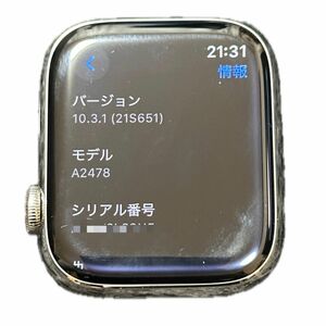 Apple Watch Series7 GPS＋Cellular 45mm シルバーステンレススチールケースMKJV3J/A