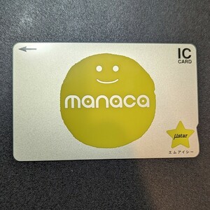 【美品】名鉄エムアイシー発行 manacaデポジットのみ★スリーブ保護して数回のみ利用　マナカ★