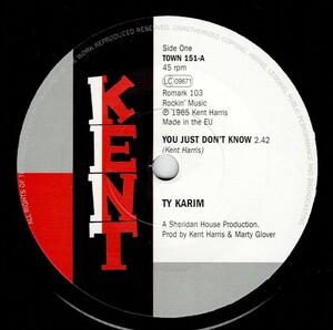 Ty Karim / You Just Don’t Know ♪ Lightin’ Up (Kent Town) 