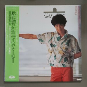 中古レコードアルバム 波に消えたラブ・ストーリー ／ 田原俊彦 帯付